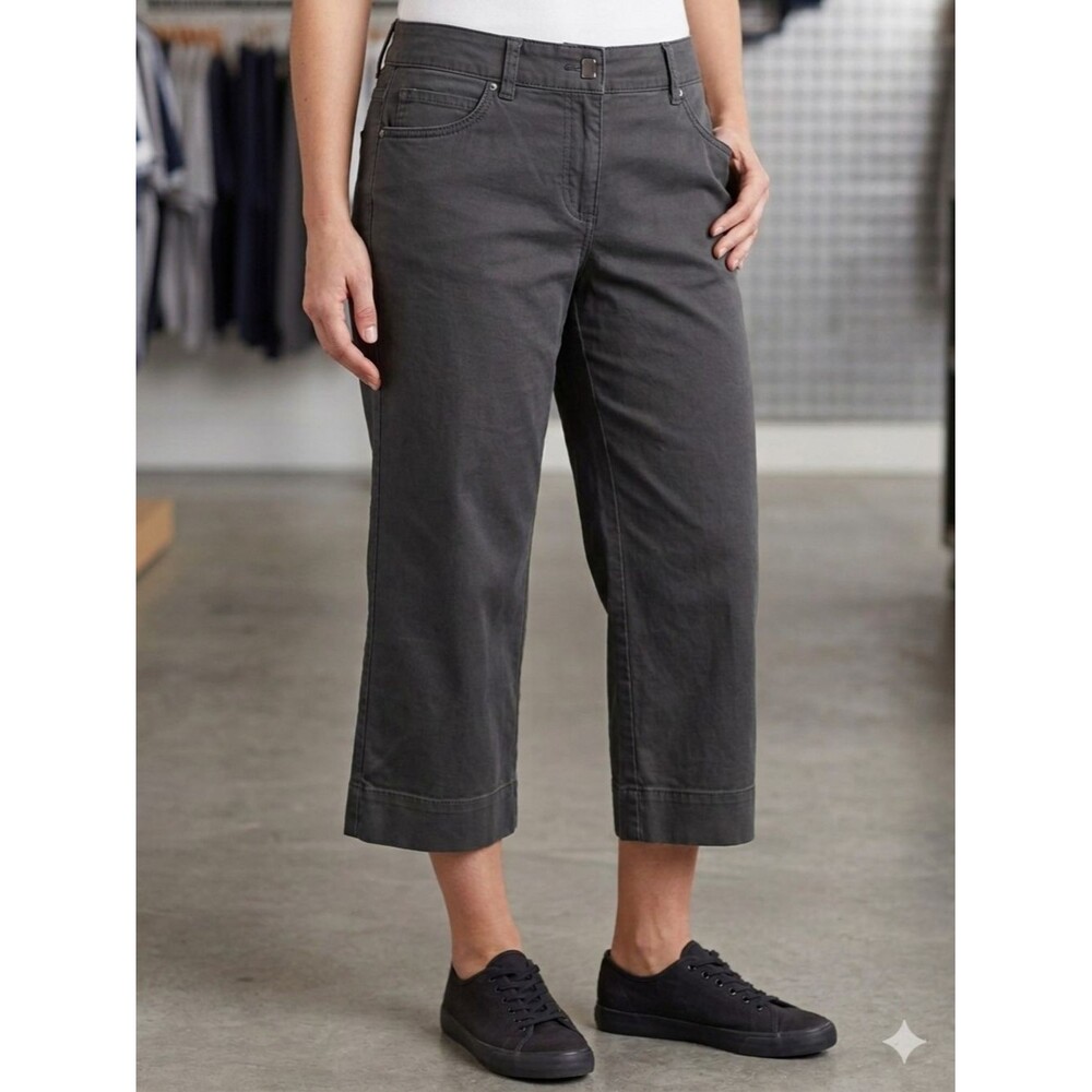 Dockers Golf Black Cropped Trousers Capris Size 8